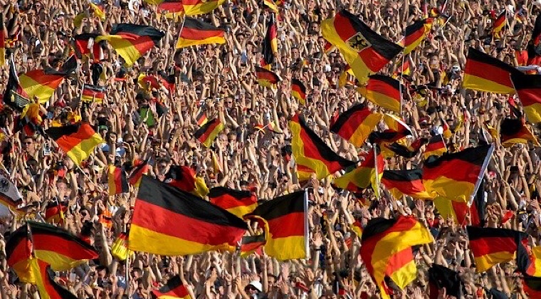 ドイツの国旗のイメージ画像