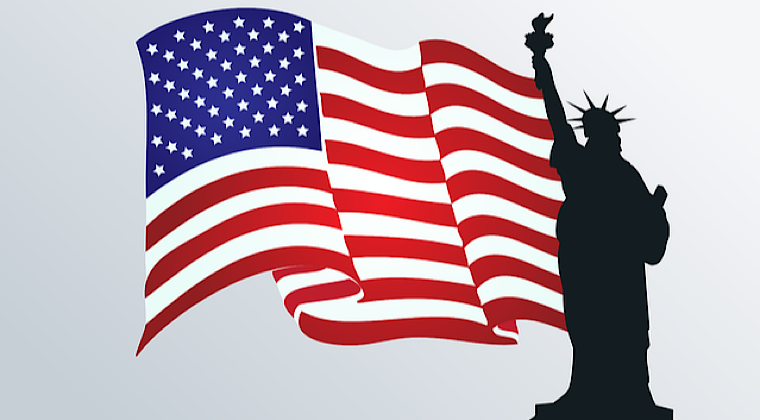 アメリカの国旗の画像