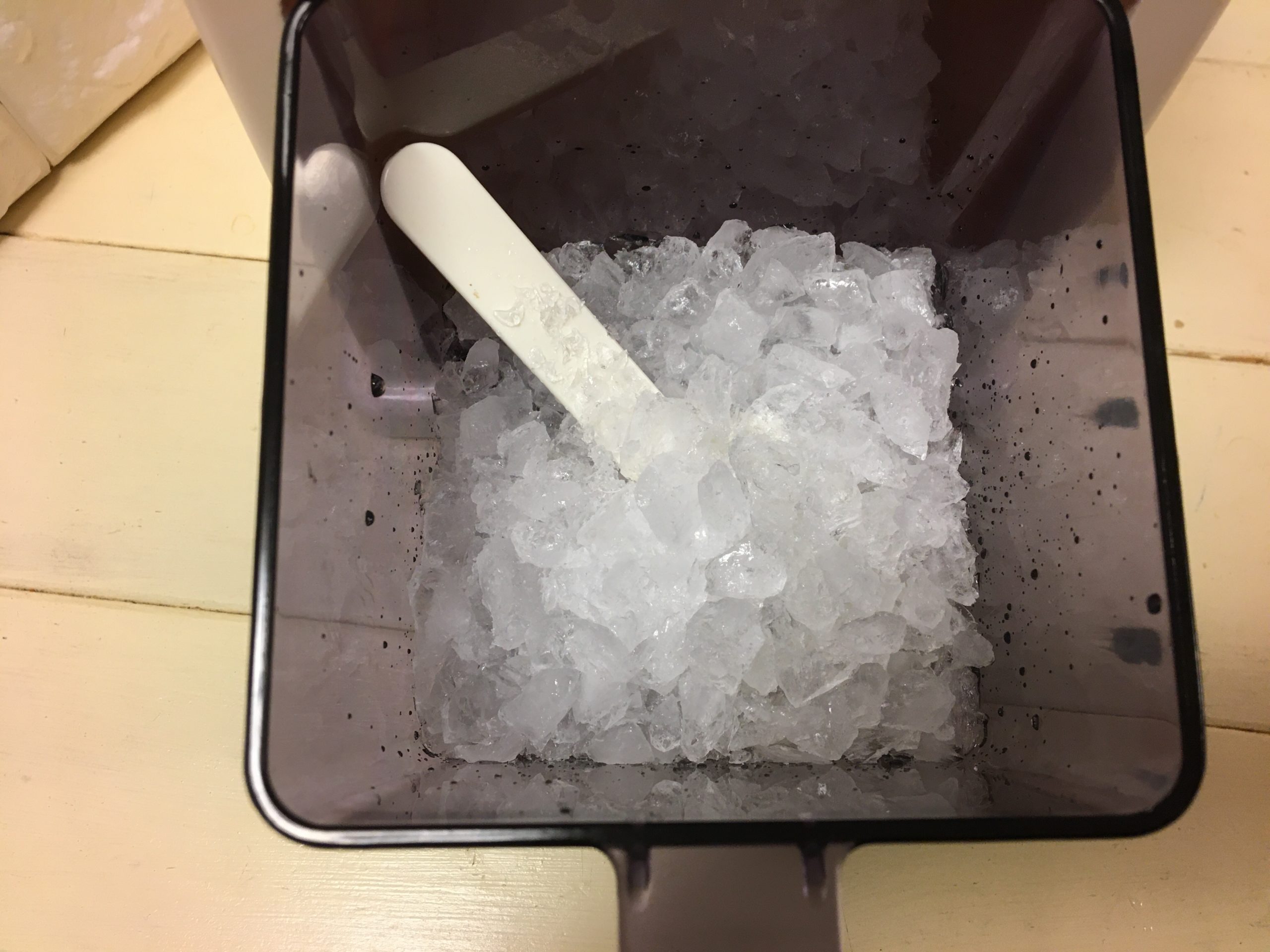 ツインバードアイスクラッシャーで作ったクラッシュアイスの画像
