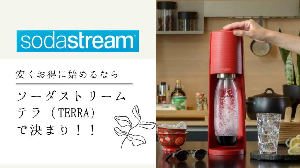 ソーダストリームテラ（TERRA）体験レビュー！スタートはこの機種で決まり！ 宅のみお